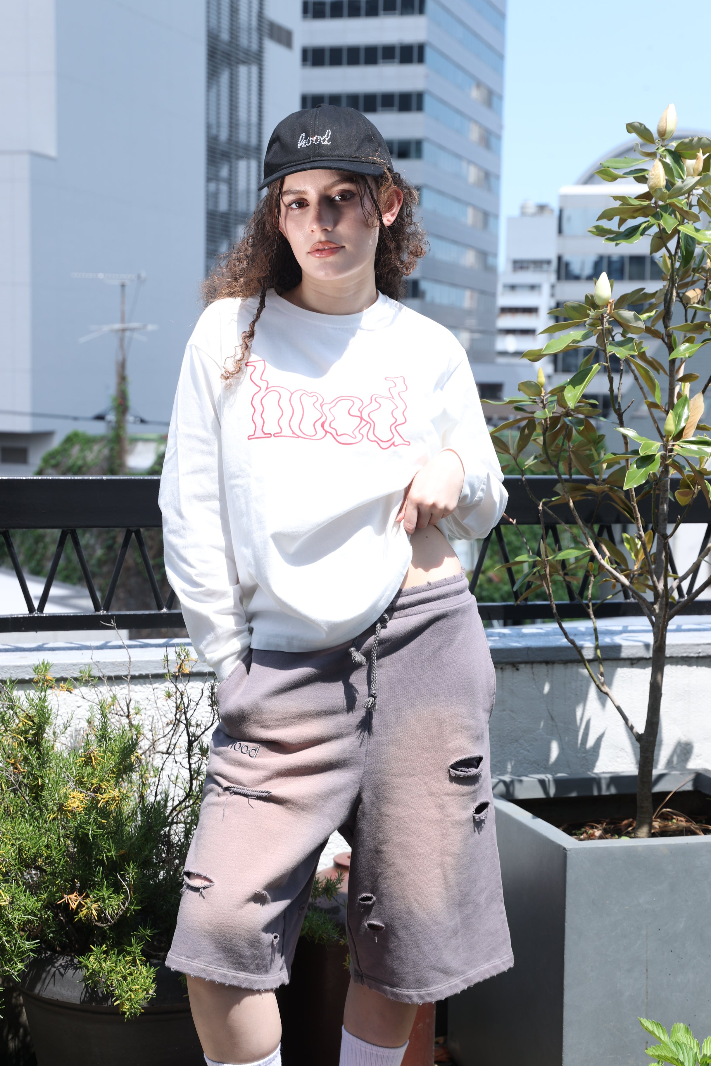 wave hood T-shirt