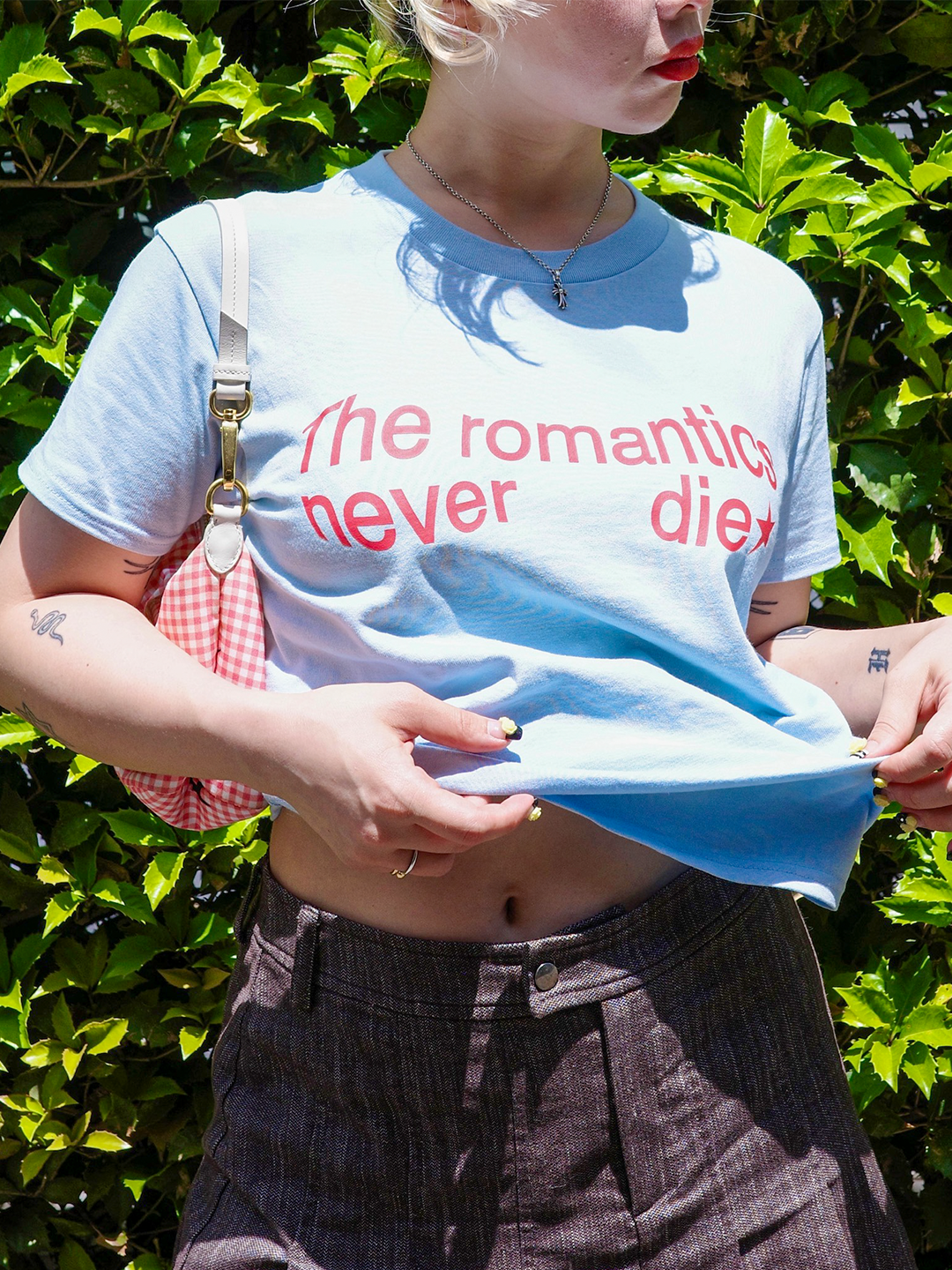 romantic tee (blue)