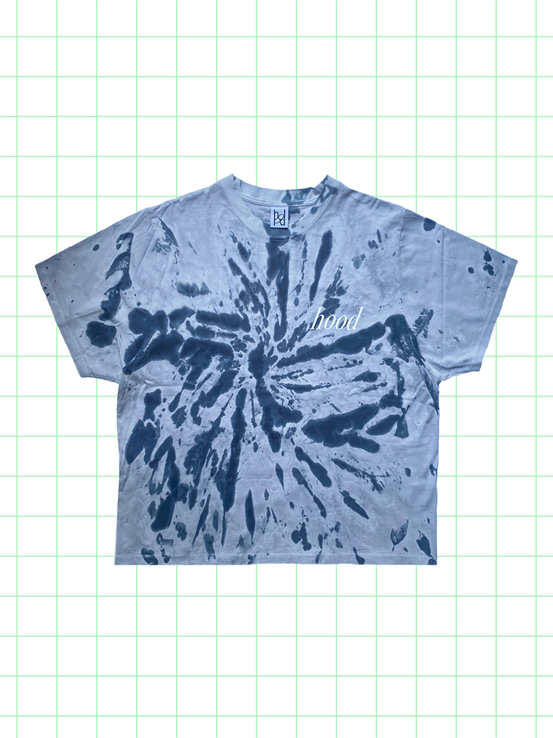 tie-dye hood T