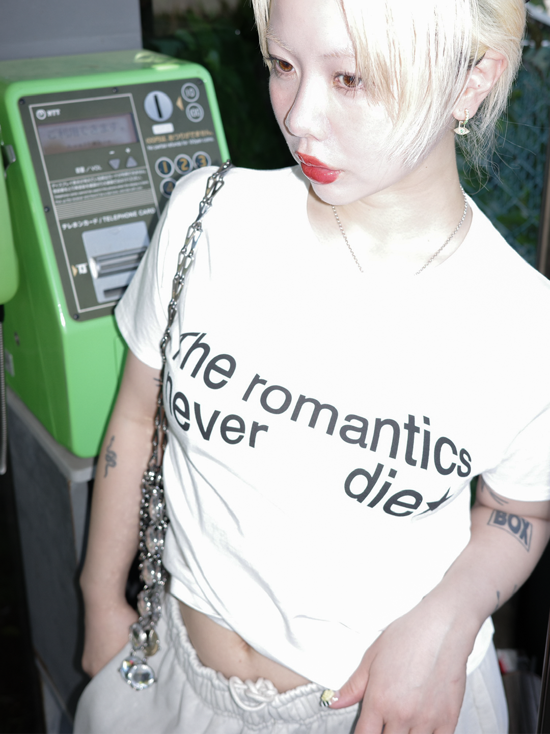 romantic tee (white)