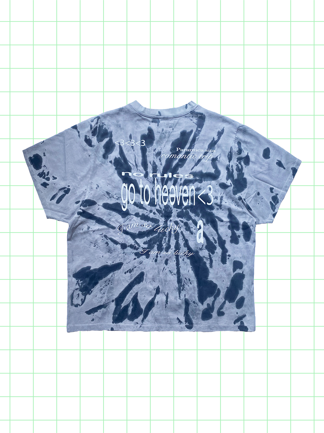 tie-dye hood T