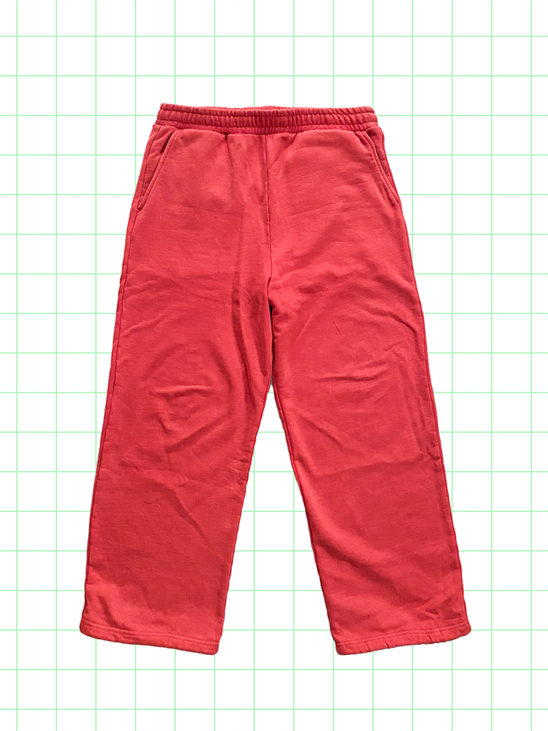 hood sweat pants(red)