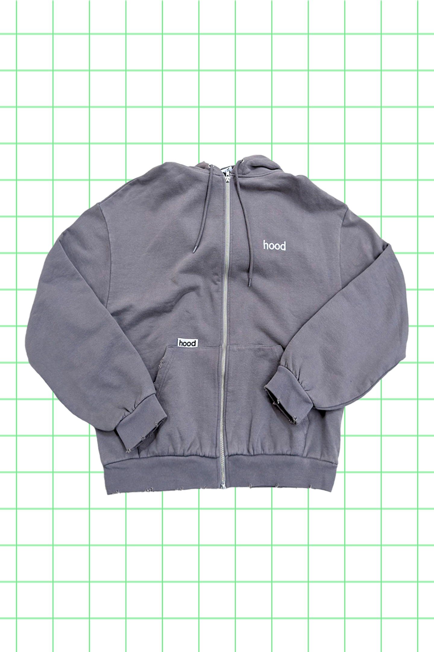 hood hoodie(charcoal gray)