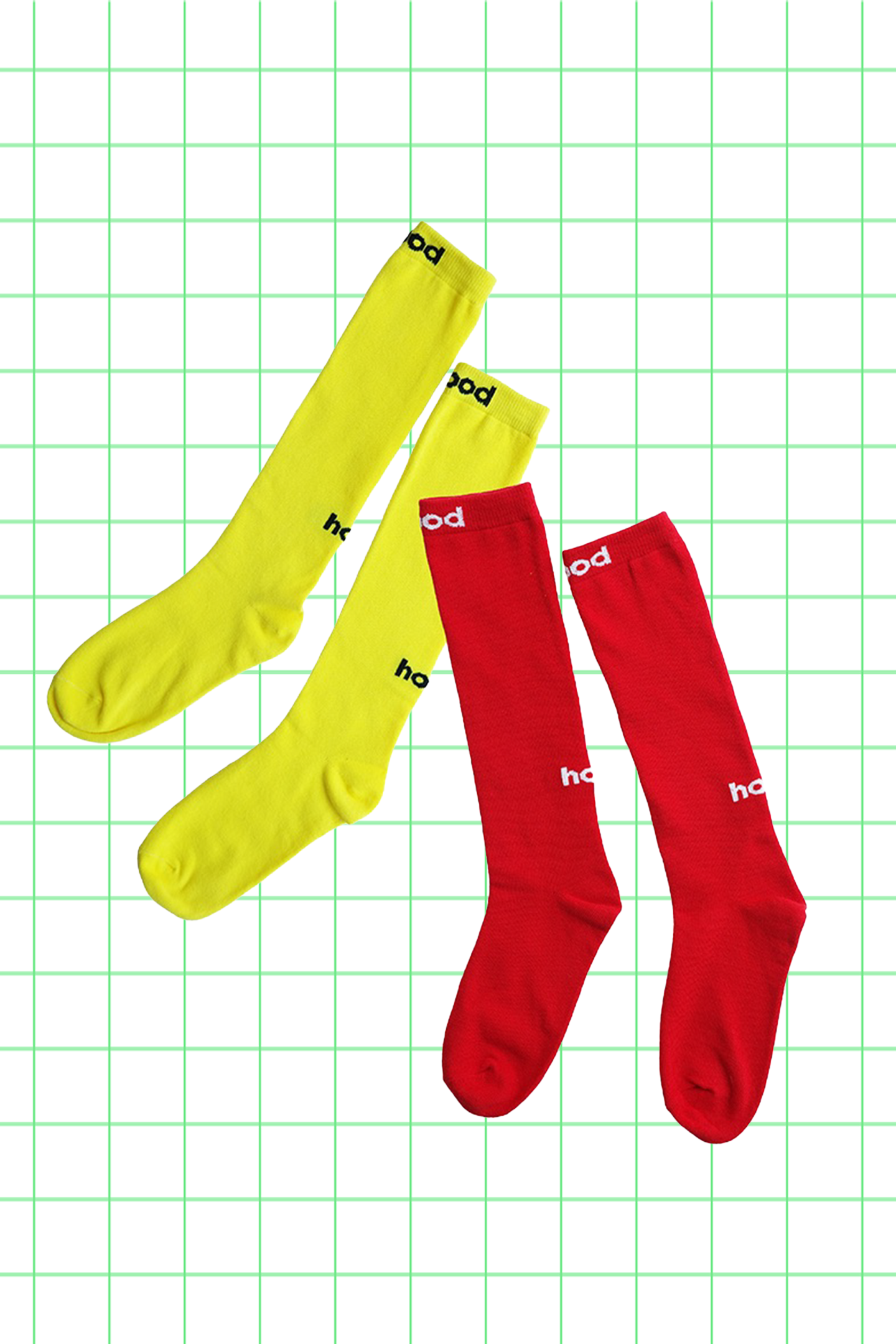 Hi socks [yellow＆red]
