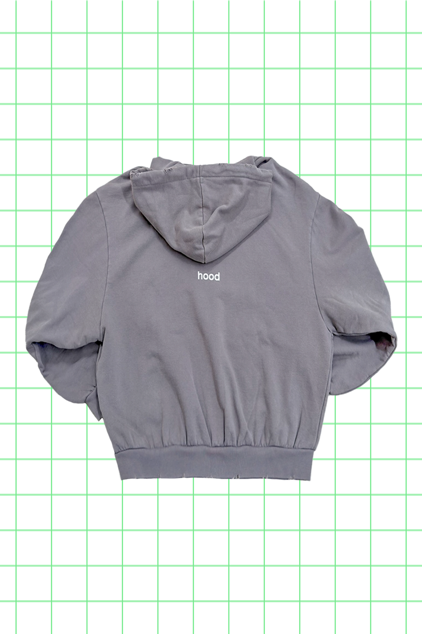 hood hoodie(charcoal gray)