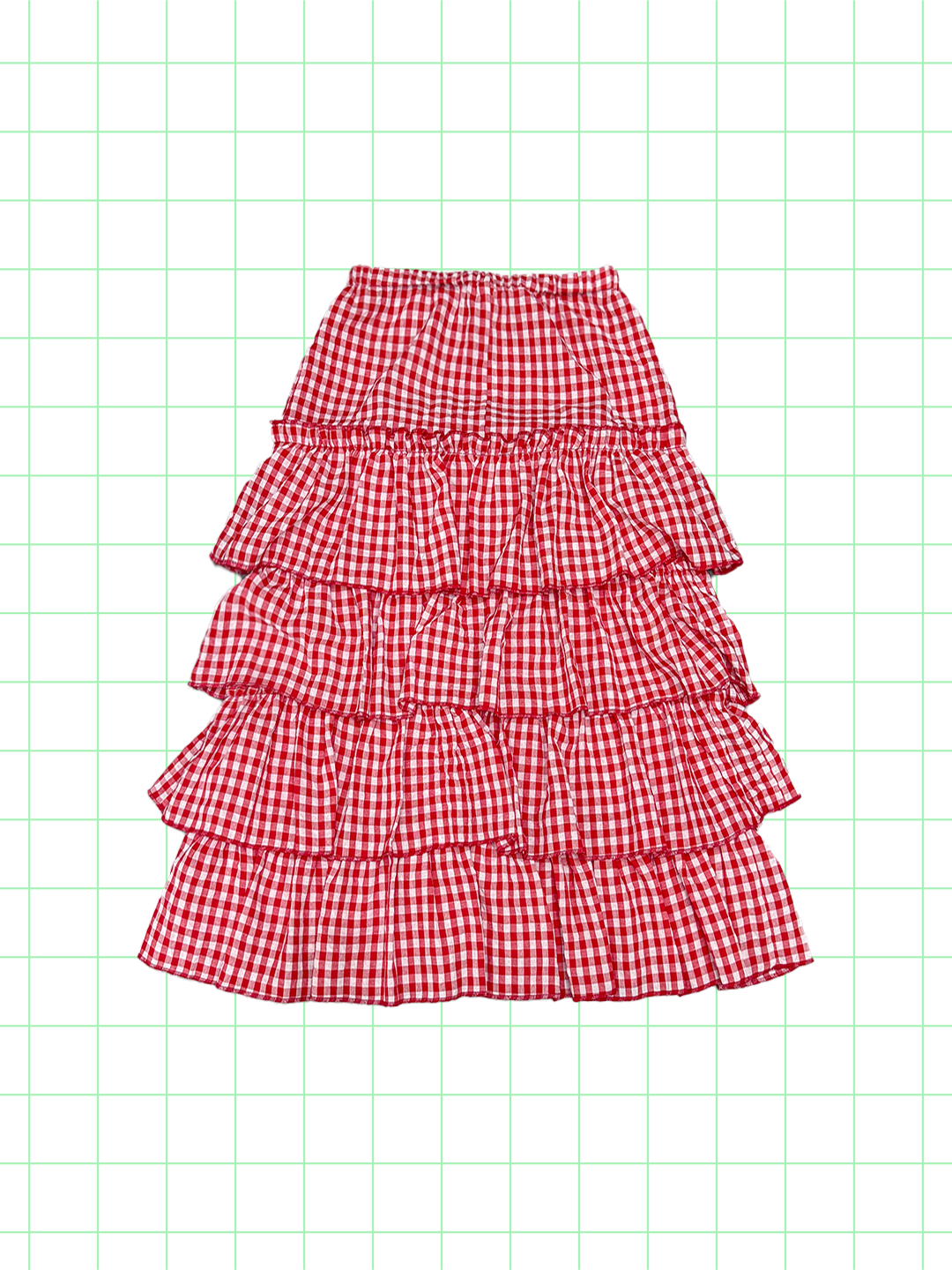 dolly skirt(gingham checkz)