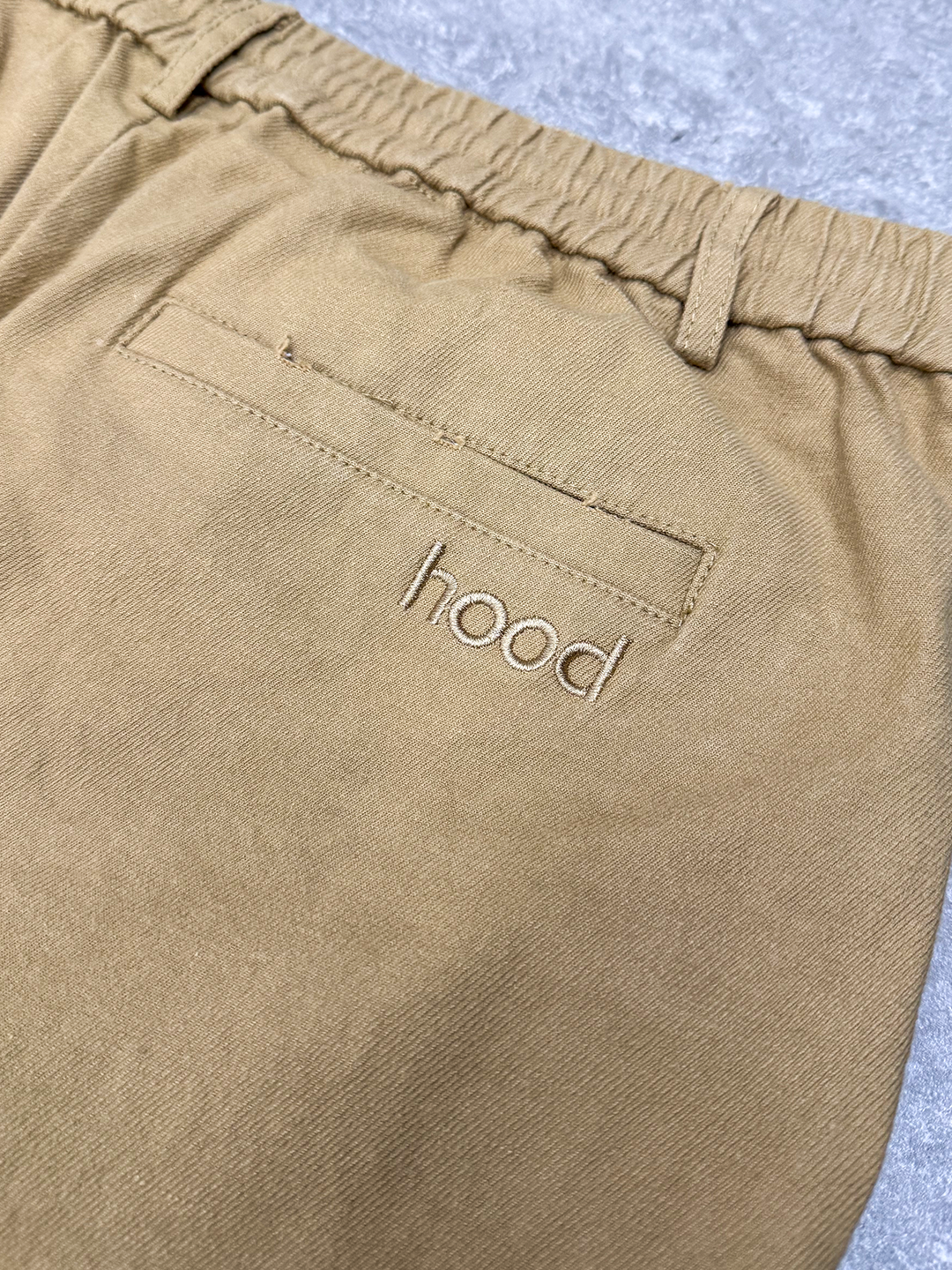 damage baggy shorts(beige)