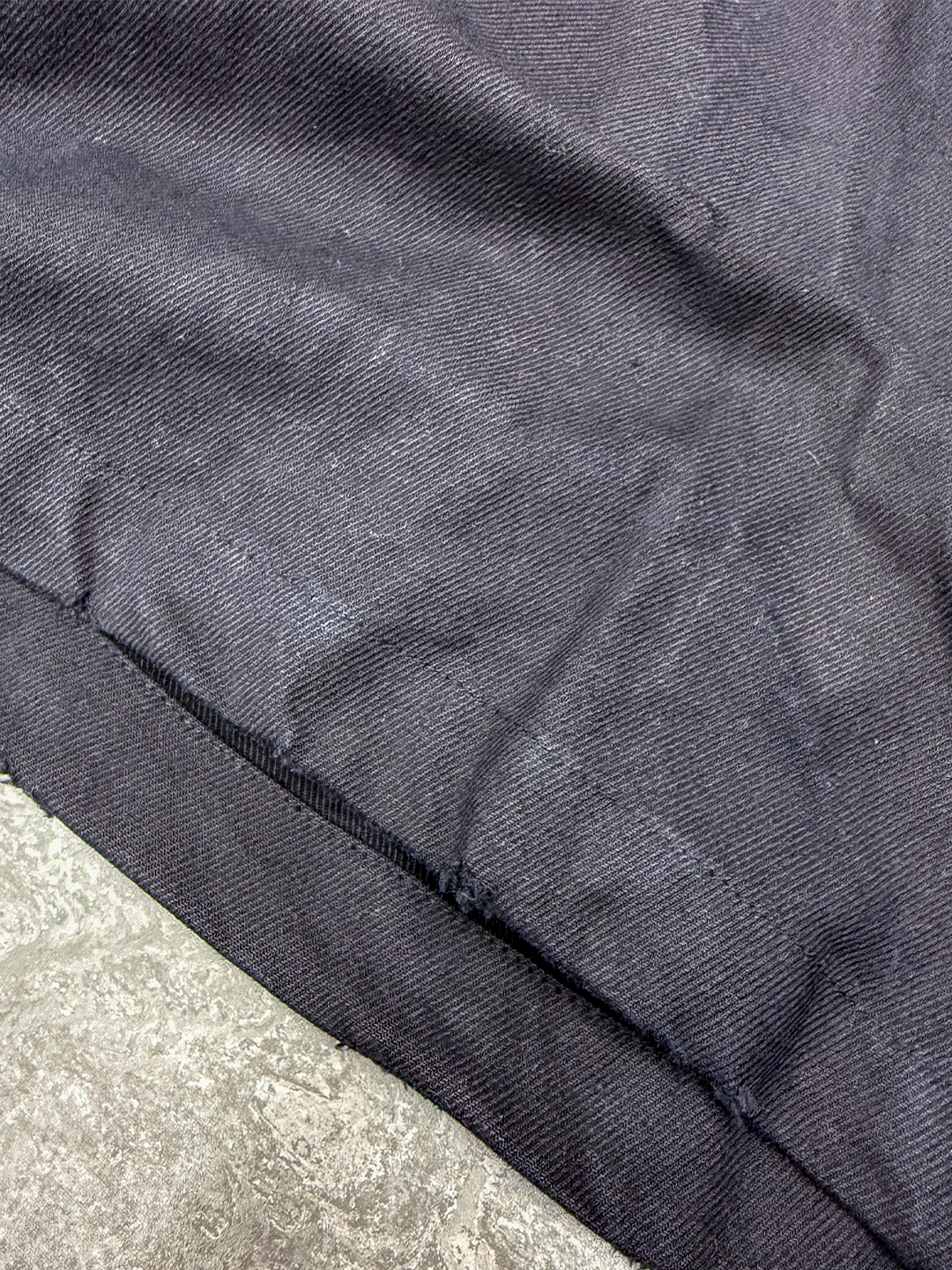 damage baggy shorts(black)