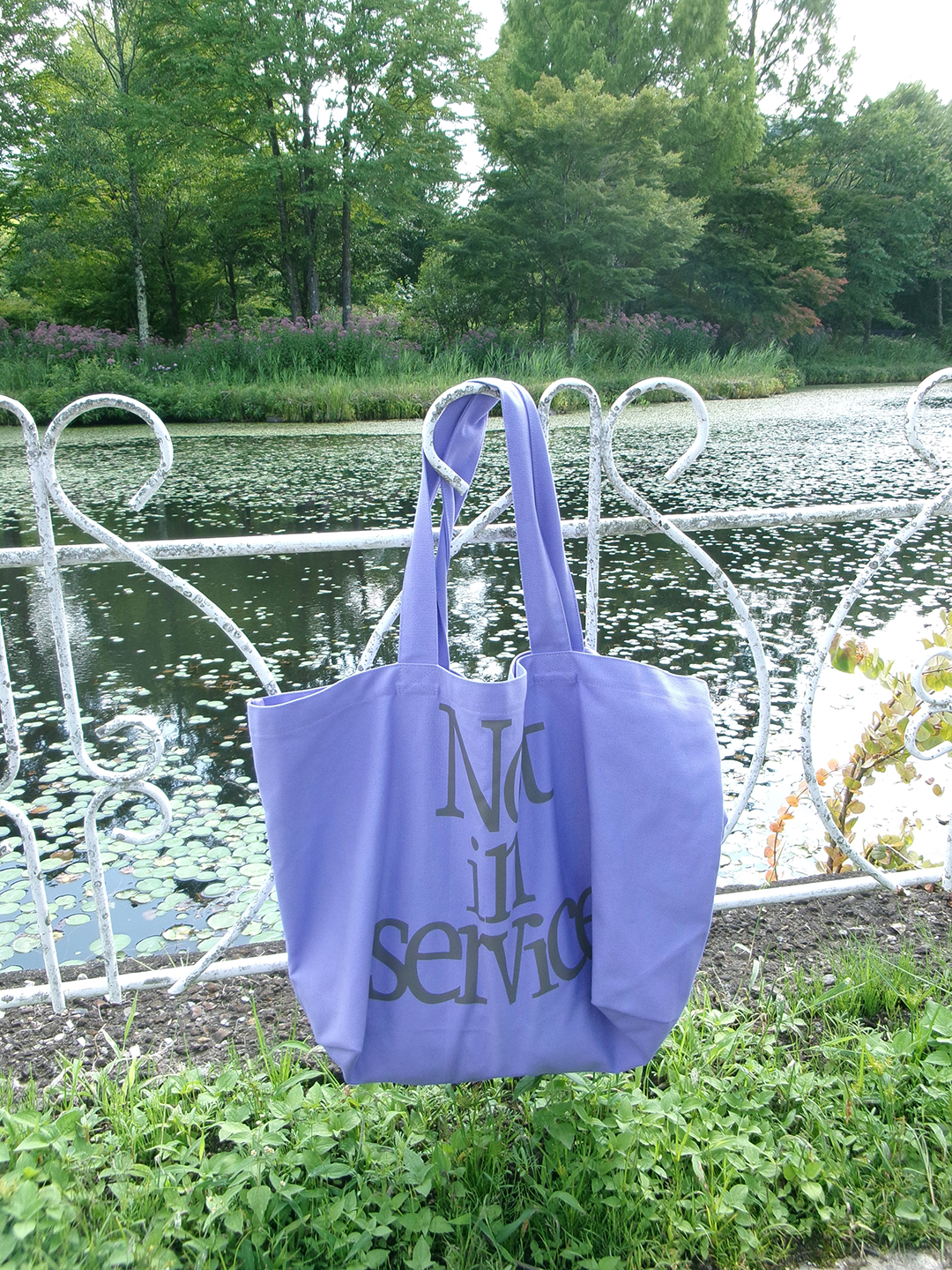 tote bag -purple-