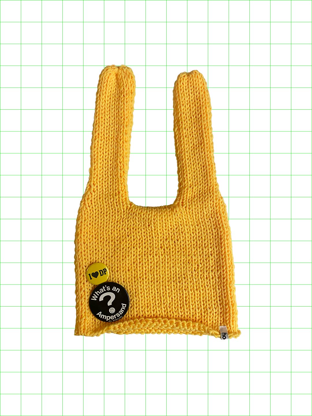 Weird knot beanie(yellow/normal)