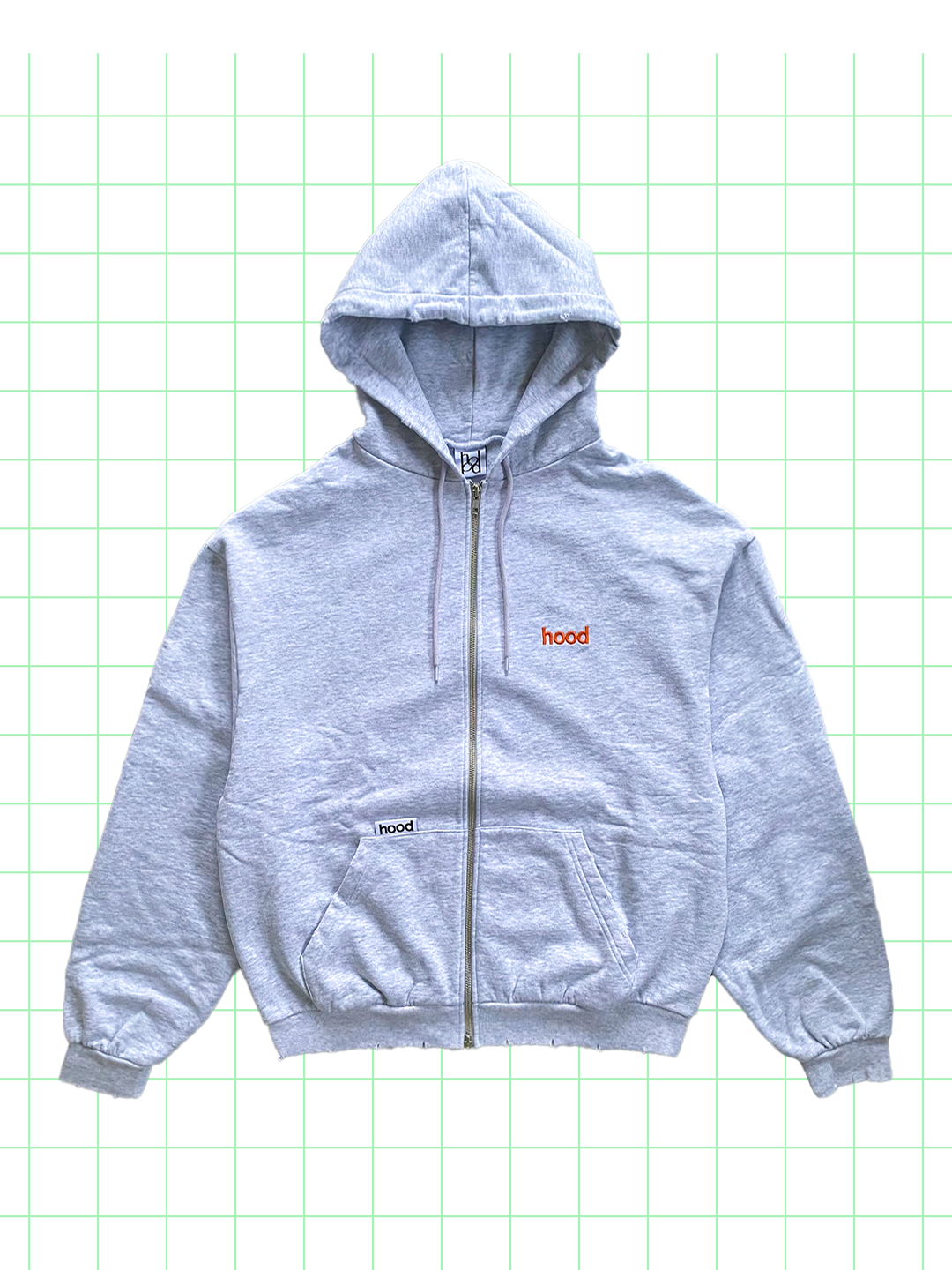 hood hoodie(gray)