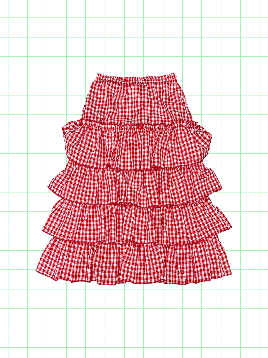 dolly skirt(gingham checkz)