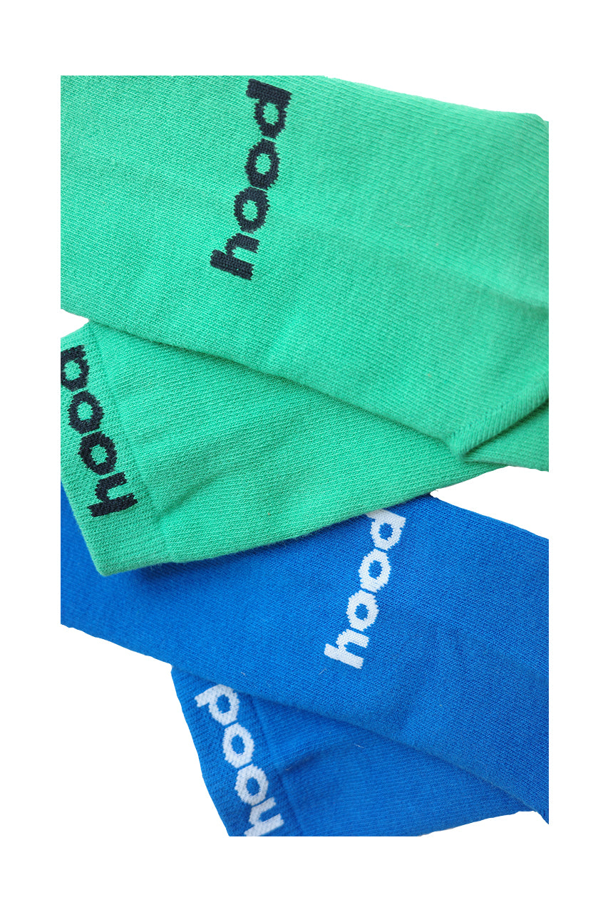 Hi socks [green＆blue]