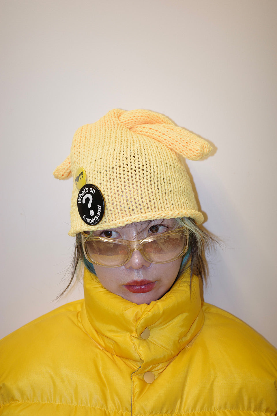 Weird knot beanie(red/normal)