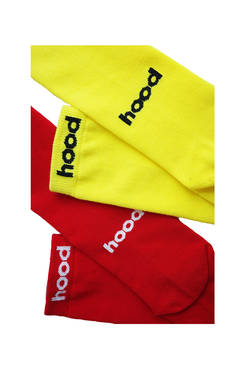 Hi socks [yellow＆red]